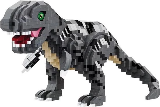 Balody Tyrannosaurus Rex - Dinosaurus - Nanoblocks / Miniblocks - Bouwset / 3D Puzzel - 1008 Bouwsteentjes 1 Balody Tyrannosaurus Rex - Dinosaurus - Nanoblocks / Miniblocks - Bouwset / 3D Puzzel - 1008 Bouwsteentjes