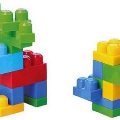 Mega Bloks First Builders 60 Maxi Blokken Met Tas Blauw - Contructiespeelgoed -bouwsets Verkoopwinkel 550x368