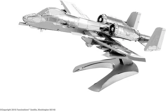 Metal Earth A-10 Warthog Modelbouwset 7 Metal Earth A-10 Warthog Modelbouwset - Afbeelding 7