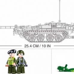 Sluban M38-B1010 - STRV103 Gevechtstank - Model Bricks - 692 Onderdelen - Bouwdoos -bouwsets Verkoopwinkel 550x370 5