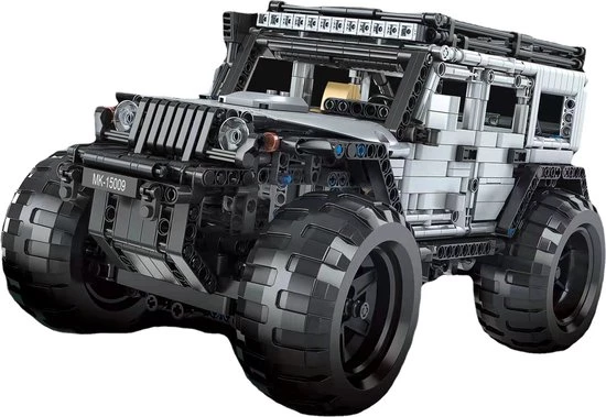 Mould King 15009 Terreinwagen Off-Road Vehicle (RC) - Compatible Met De Bekende Merken - DIY - Bouwset, Constructieset - 1288 Onderdelen - Mouldking 11 Mould King 15009 Terreinwagen Off-Road Vehicle (RC) - Compatible Met De Bekende Merken - DIY - Bouwset, Constructieset - 1288 Onderdelen - Mouldking - Afbeelding 11