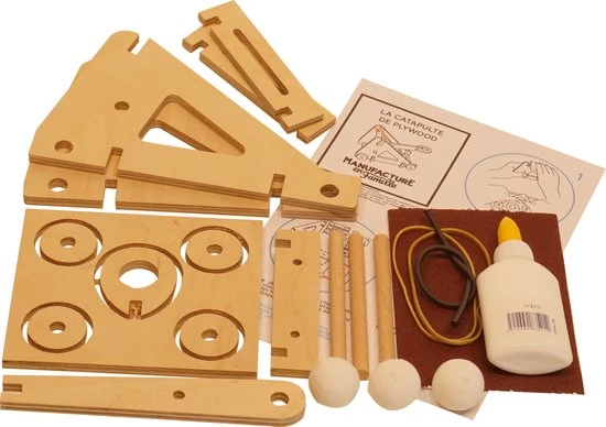 Manufacture En Famille - Katapult - Houten Speelgoed - Do It Yourself 2 Manufacture En Famille - Katapult - Houten Speelgoed - Do It Yourself - Afbeelding 2