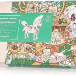 Mr. PlayWood Bouwpakket Eenhoorn Klein Mechanisch- Hout 18 Mr. PlayWood Bouwpakket Eenhoorn Klein Mechanisch- Hout -bouwsets Verkoopwinkel 550x395 12