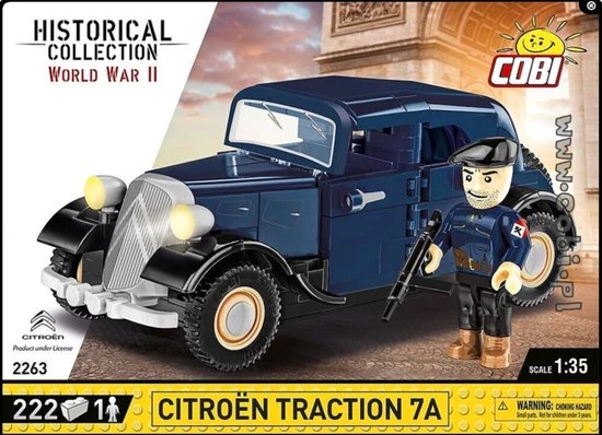Cobi | 2263 | 1934 Citroen Traction 7A | 1:35 1 Cobi | 2263 | 1934 Citroen Traction 7A | 1:35