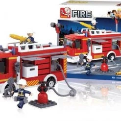 Sluban Bouwstenen Fire Serie Tankautospuit