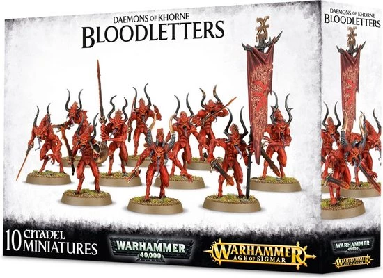 Warhammer Daemons Of Khorne - Bloodletters 1 Warhammer Daemons Of Khorne - Bloodletters