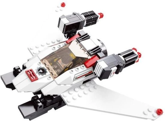 Brickkies®, Sluban Space Transformer ZX47 Navigator, 135 Bouwblokjes, M38-B0336C 3 Brickkies®, Sluban Space Transformer ZX47 Navigator, 135 Bouwblokjes, M38-B0336C - Afbeelding 3