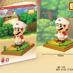 Wise Hawk Nanoblock, Brickkies®, Fireball Mario, 1701 Bouwblokjes