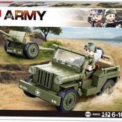 Sluban M38-B0853 - Iconische Geallieerde Jeep