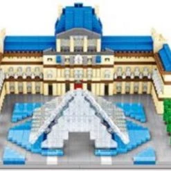 Wise Hawk Creboblocks Het Louvre Museum 1230 Nanoblocks