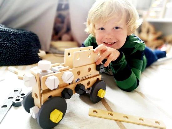 Small Foot Company Small Foot - Construction Set "Miniwob" 4 Small Foot Company Small Foot - Construction Set "Miniwob" - Afbeelding 4