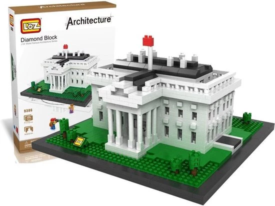Telestore / LOZ White House Blokken LOZ 3D 9386 3 Telestore / LOZ White House Blokken LOZ 3D 9386 - Afbeelding 3