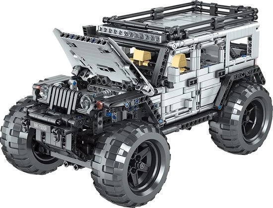 Mould King 15009 Terreinwagen Off-Road Vehicle (RC) - Compatible Met De Bekende Merken - DIY - Bouwset, Constructieset - 1288 Onderdelen - Mouldking 5 Mould King 15009 Terreinwagen Off-Road Vehicle (RC) - Compatible Met De Bekende Merken - DIY - Bouwset, Constructieset - 1288 Onderdelen - Mouldking - Afbeelding 5