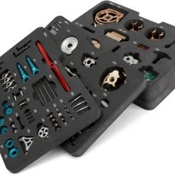 Teching Dubbele Cilinder Motor Model DM14 -bouwsets Verkoopwinkel 550x420 5