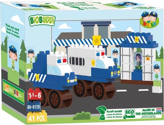 BiOBUDDi BioBuddy - Town - Police Station (BB-0129) 8 BiOBUDDi BioBuddy - Town - Police Station (BB-0129) - Afbeelding 8