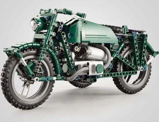 CaDA - Constructie Speelgoed - WWII - Motorfiets 629 Bouwstenen 15 CaDA - Constructie Speelgoed - WWII - Motorfiets 629 Bouwstenen - Afbeelding 15