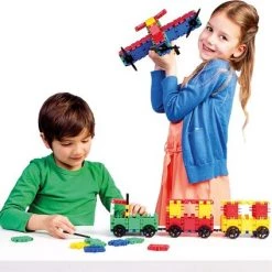 Clics Build & Play 8-in-1 Bouwblokken– DUURZAAM SPEELGOED Gemaakt Van GERECYCLEERDE Kunststof- Bouwset 5 In 1 - Speelgoed 4,5,6,7,8 Jaar Jongens En Meisjes- Educatief Speelgoed- Montessori Speelgoed- Constructie Speelgoed -bouwsets Verkoopwinkel 550x424 1