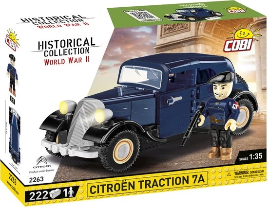 Cobi | 2263 | 1934 Citroen Traction 7A | 1:35 3 Cobi | 2263 | 1934 Citroen Traction 7A | 1:35 - Afbeelding 3