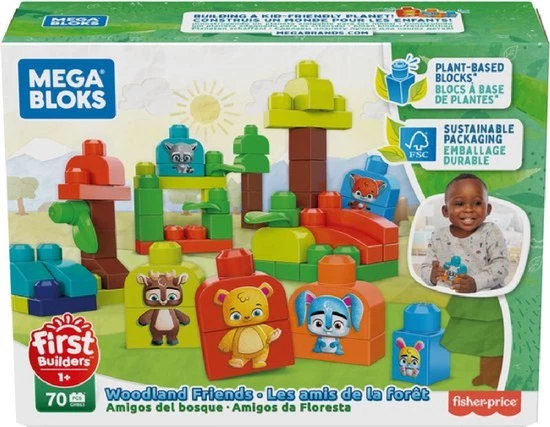 Fisher-Price Mega Bloks Bosvriendjes - Constructiespeelgoed 8 Fisher-Price Mega Bloks Bosvriendjes - Constructiespeelgoed - Afbeelding 8