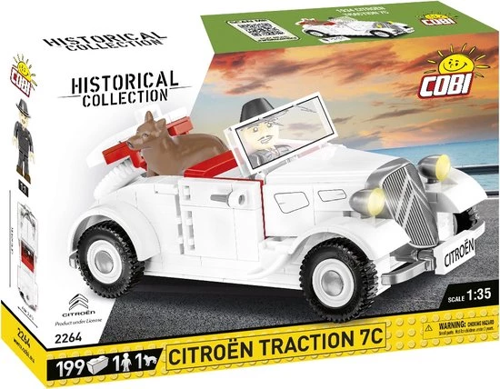 COBI WW2 2264 - Citroën Traction 7C 1 COBI WW2 2264 - Citroën Traction 7C
