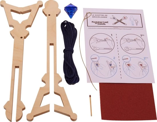 Manufacture En Famille - Scepter Kroon - Houten Speelgoed - Do It Yourself 3 Manufacture En Famille - Scepter Kroon - Houten Speelgoed - Do It Yourself - Afbeelding 3