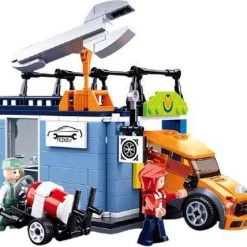 Sluban Town - Garage -bouwsets Verkoopwinkel 550x428 6