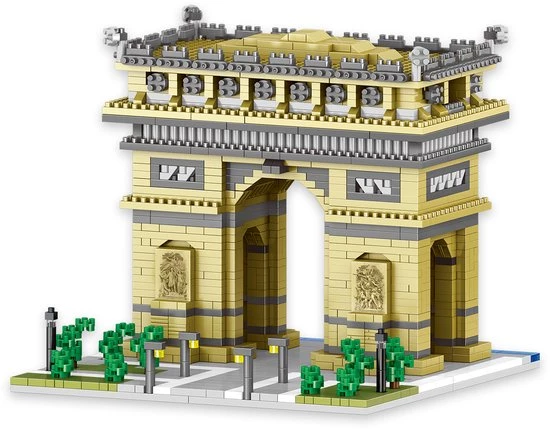 Lezi Arc De Triomph Parijs - Architectuur / Gebouwen - Nanoblocks / Miniblocks - Bouwset / 3D Puzzel - 2020 Bouwsteentjes 1 Lezi Arc De Triomph Parijs - Architectuur / Gebouwen - Nanoblocks / Miniblocks - Bouwset / 3D Puzzel - 2020 Bouwsteentjes