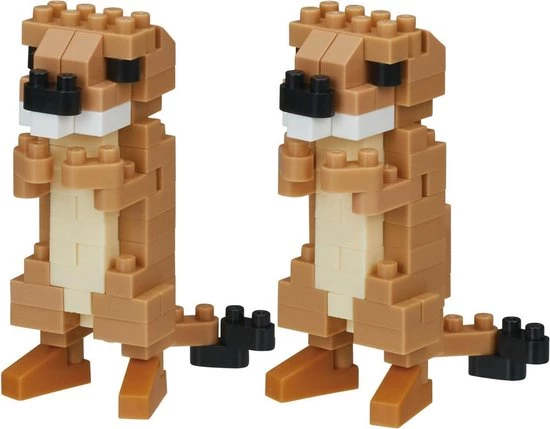 Kawada Nanoblock Prairie Dogs NBC-309 ( Prairiehond) 1 Kawada Nanoblock Prairie Dogs NBC-309 ( Prairiehond)