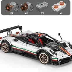 Mould King 13060 Supercar (gemotoriseerd) - Compatible Met De Bekende Merken - DIY - Bouwset, Constructieset - 2299 Onderdelen - Mouldking