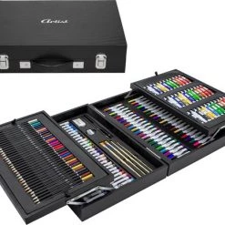 Koopman Schilder- En Tekenset In Houten Koffer - 174-delig 10 Koopman Schilder- En Tekenset In Houten Koffer - 174-delig -bouwsets Verkoopwinkel 550x433 10