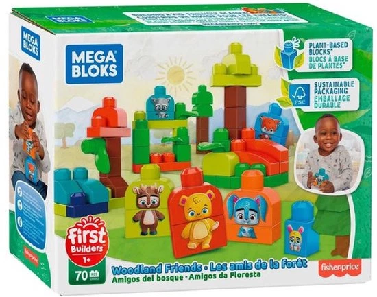 Fisher-Price Mega Bloks Bosvriendjes - Constructiespeelgoed 9 Fisher-Price Mega Bloks Bosvriendjes - Constructiespeelgoed - Afbeelding 9