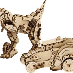 Mr. Playwood Modelbouwset Dino Auto Transformers Hout 206-delig