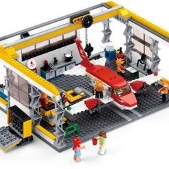 Sluban Aviation: Vliegtuig Hangar (m38-b0372) -bouwsets Verkoopwinkel 550x439 9