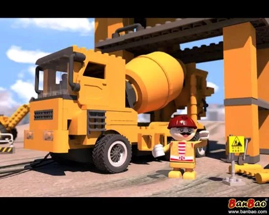 BanBao Constructie Wegenbouw Machine - 8537 2 BanBao Constructie Wegenbouw Machine - 8537 - Afbeelding 2