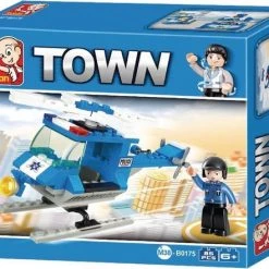 Sluban Town - Politie Helikopter M38-B0175Sluban 7 Sluban Town - Politie Helikopter M38-B0175Sluban -bouwsets Verkoopwinkel 550x441 6