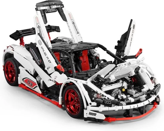 Mould King 13067 Icarus Supercar (RC) - Supercar - Compatible Met De Bekende Merken - Motoren, Accu, Afstandsbediening - Bouwset, Constructieset - 1928 Onderdelen - Mouldking 5 Mould King 13067 Icarus Supercar (RC) - Supercar - Compatible Met De Bekende Merken - Motoren, Accu, Afstandsbediening - Bouwset, Constructieset - 1928 Onderdelen - Mouldking - Afbeelding 5