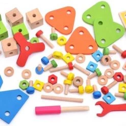 ZaciaToys Houten Bouwset Zelf Assembleren - Constructiespeelgoed - Montessori - Educatief Speelgoed -bouwsets Verkoopwinkel 550x445 10