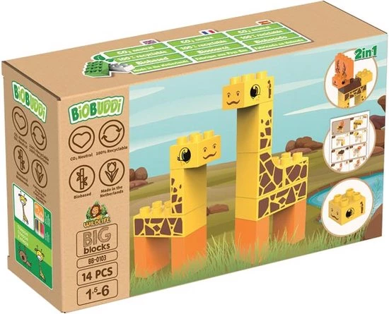 Biobuddi - Biobuddi Wildlife Steppe Blokkenset 14 St 13 Biobuddi - Biobuddi Wildlife Steppe Blokkenset 14 St - Afbeelding 13