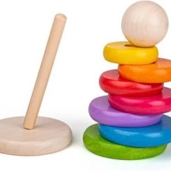 BigJigs Stapeltoren Regenboog -bouwsets Verkoopwinkel 550x448 3