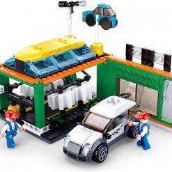 Sluban Town - Garage -bouwsets Verkoopwinkel 550x449 8