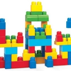 Mega Bloks First Builders 60 Maxi Blokken Met Tas Blauw - Contructiespeelgoed -bouwsets Verkoopwinkel 550x450 2