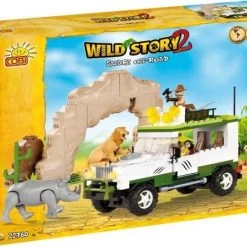 Cobi Wild Story Jeep Bouwstenen Set