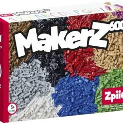 Zpiiel - MakerZ 600 Elementen (10 Kleuren) - Constructiespeelgoed - Unieke Bouwelementen Met Kogelgewrichten - Creatief Spelen - Fijne Motoriek