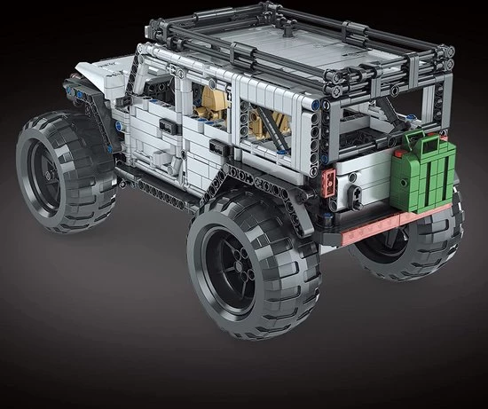 Mould King 15009 Terreinwagen Off-Road Vehicle (RC) - Compatible Met De Bekende Merken - DIY - Bouwset, Constructieset - 1288 Onderdelen - Mouldking 13 Mould King 15009 Terreinwagen Off-Road Vehicle (RC) - Compatible Met De Bekende Merken - DIY - Bouwset, Constructieset - 1288 Onderdelen - Mouldking - Afbeelding 13