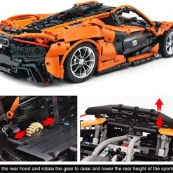 Mould King 13090 P1 Supercar (gemotoriseerd) - Compatible Met De Bekende Merken - DIY - Bouwset, Constructieset - 3228 Onderdelen - Mouldking -bouwsets Verkoopwinkel 550x465 2