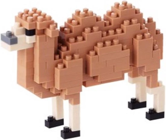 Kawada Nanoblock Bactrian Camel NBC-139 (kameel) 1 Kawada Nanoblock Bactrian Camel NBC-139 (kameel)