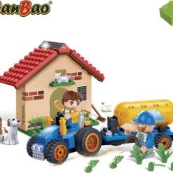 BanBao Eco Boerderij Tractor Met Giertank - 8582 7 BanBao Eco Boerderij Tractor Met Giertank - 8582 -bouwsets Verkoopwinkel 550x466 9