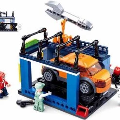 Sluban Town - Garage -bouwsets Verkoopwinkel 550x467 6