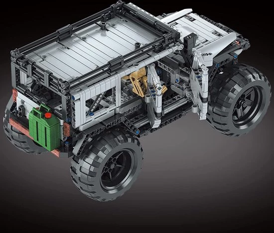 Mould King 15009 Terreinwagen Off-Road Vehicle (RC) - Compatible Met De Bekende Merken - DIY - Bouwset, Constructieset - 1288 Onderdelen - Mouldking 10 Mould King 15009 Terreinwagen Off-Road Vehicle (RC) - Compatible Met De Bekende Merken - DIY - Bouwset, Constructieset - 1288 Onderdelen - Mouldking - Afbeelding 10