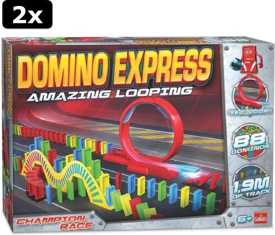 Goliath 2x Domino Express Amazing Looping - Bouw Je Eigen Dominobaan Met Looping 5 Goliath 2x Domino Express Amazing Looping - Bouw Je Eigen Dominobaan Met Looping - Afbeelding 5